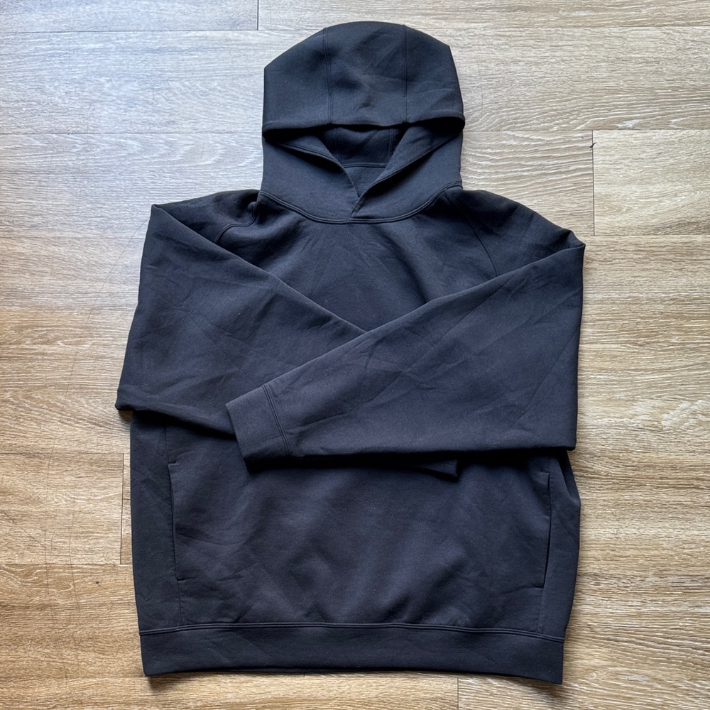 Uniqlo Men's Charcoal Hoodie